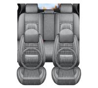 EVEKHAHHRB Housses De Siège Auto Universelles en Lin pour Suzuki pour Swift 2025 5 Places Protections Tout Compris Housse De Volant Housse Siege Voiture(4)