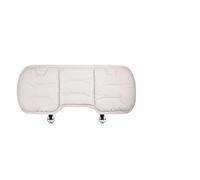 EVEKHAHHRB Housses Siège Housse De Siège Auto Universelle Coussin De Taille en Cuir Respirant Quatre Saisons Accessoires(1PC White Rearseat H)