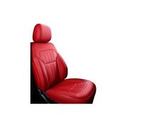 EVEKHAHHRB Housses Siège Housses De Siège Auto en Cuir Personnalisées pour Focus pour Fiesta pour Mondeo Mk4 pour Ranger pour Mustang pour Kuga(1Pcs-Red)