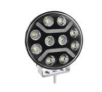EVEKHAHHRB Phare Avant Feu Antibrouillard Rond Pour Tracteur Pour Camion 4x4 4WD 12V 24V Voiture 9 Pouces Jaune Et Blanc Led DRL Accessoires Pour Tout-terrain Feu Avants(1PC 9inch Welcome)