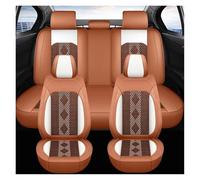 EVEKHAHHRB pour Enclave Cascada Encore Lacrosse pour Excelle pour Regal TourX Housses Siège Auto Complètes pour Buick Protections Tout Compris Housse Siege Voiture(Orange 5 Seat)