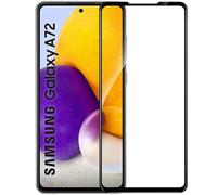 Evelatus Full Cover 2.5D Glass pour Samsung Galaxy A72 4G (A725F) antistatique / adhésif japonais noir