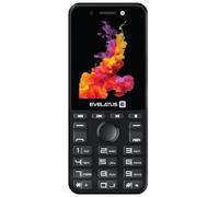 Evelatus Tron téléphone à bouton fin avec double SIM appareil photo sans fil et lampe de poche, longue durée de vie de la batterie, noir