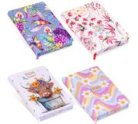 evelay Agenda 2026 format A5 - 1 jour par page - Couverture rigide - Bords imprimés de luxe