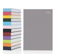 evelay evelay Agenda 2026 annuel complet avec couverture rigide Format A4 Gris Format A5