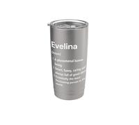Evelina Définition du nom Dictionnaire amusant Gobelet isotherme en acier inoxydable double paroi