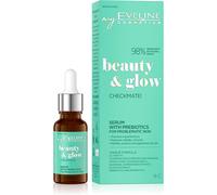 EVELINE Beauty & Glow Checkmate Sérum aux prébiotiques pour les peaux à problèmes Vegan Prévient les radicaux libres Apaise 98% d'ingrédients naturels avec 7% de Complexe Perfecteur 18ml