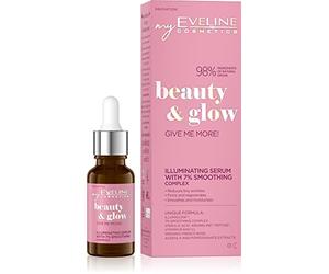 Eveline Cosmetics Beauty & Glow Éclaircissement sérum avec complexe de lissage 7%, 18 ml