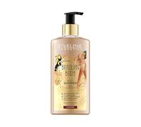 Eveline Cosmetics Brazilian Body Shimmer - Illuminateur Corporel Hydratant avec Particules d’Or, Formule Nourrissante aux Huiles Naturelles