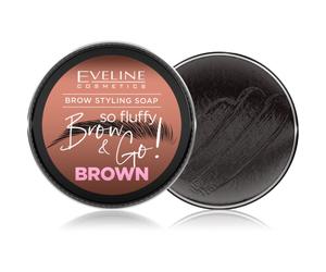 Eveline Cosmetics Brow & Go! savon coiffant pour les sourcils sourcils teinte Brown 25 g