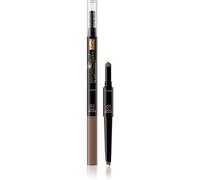 Eveline Cosmetics Brow Styler Crayon Sourcils Précision 3 En 1 Teinte 02 Dark Brown 1,2 G