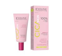 Eveline Cosmetics Cica Skin CC Crème hydratante et tonifiante, formule végétalienne, réduit les rougeurs, lisse et régénère, 50 ml