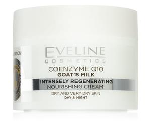 Eveline Cosmetics Coenzym Q10 & Goat's Milk crème hydratante visage au lait de chèvre 50 ml