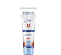 Eveline Cosmetics Crème extra douce pour les mains sèches et rugueuses 3 en 1 100ml - Crème pour les ongles et les mains - Régénération intensive - Renforcement des ongles