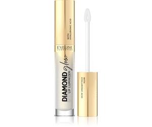 Eveline Cosmetics Diamond Glow brillant à lèvres scintillant à l'acide hyaluronique teinte 07 Golden Dust 4.5 ml