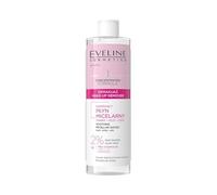 Eveline Cosmetics Eau Micellaire Apaisante Skoncentrowana 400ml - Démaquillant Doux avec Niacinamide, Aloe, Provitamine B5 pour Peaux Sensibles