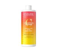 Eveline Cosmetics Eau Micellaire Illuminatrice à la Vitamine C et Hydrolat de Fleur d'Oranger, 500ml - Démaquillant Revitalisant, Vegan