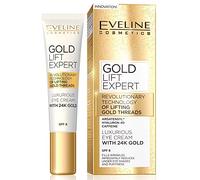 Eveline Cosmetics Crème contour des yeux anti-rides Gold Lift Expert – Or 24 carats – 15 ml