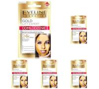 Eveline Cosmetics Gold Lift Expert luxueux masque anti-rides, 7 ml (Lot de 5)