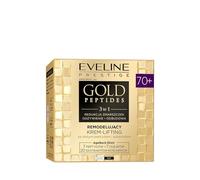 Eveline Cosmetics Gold Peptides Luxus Lifting Crème 70+ anti-rides, raffermissante et hydratante pour le visage pour peaux matures 50 ml
