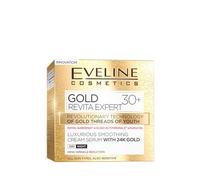 Eveline Cosmetics Gold Revita Expert du sérum de crème lissée avec 24 km, pour jour et nuit, 30+, 50 ml