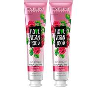 Eveline Cosmetics I Love Vegan Food Creme pour Mains Protectrice Framboise & Corlender 50 ml (Lot de 2)