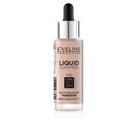 Eveline Cosmetics Liquid Control HD Matting Facial Primer, 32 ml, n ° 020 Rose Beige