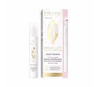 Eveline Cosmetics Magic Lift Sérum pour les yeux et les paupières avec essence de diamant et caféine - Roll On raffermissement et lissage instantanés 30 ml