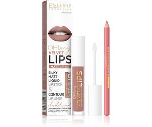 Eveline Cosmetics OH! my LIPS Velvet kit lèvres 11 Cookie Milkshake 1 pcs