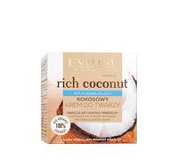 Eveline Cosmetics Rich à la noix de coco à noix de coco crème pour le visage de noix de coco, 50 ml