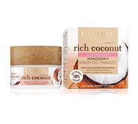 Eveline Cosmetics Rich Coconut Crème visage ultra-nourrissante à la noix de coco, 50 ml