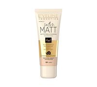 Eveline Cosmetics Satin Matt Matt et Primer facial opaque, 30 ml, n ° 103 Natural
