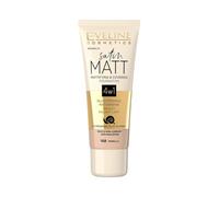 Eveline Fond de teint Satin Matt matifiant à l'extrait de bave d'escargot n°102 Vanille 30 ml