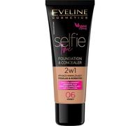Eveline Cosmetics Selfie Time Fond De Teint Et Correcteur 2 En 1 Teinte 06 Honey 30 Ml