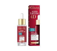 Eveline Cosmetics Super Lifting 4D Sérum anti-âge avancé avec acide hyaluronique et peptides - Formule végétalienne à absorption rapide pour une peau ferme et éclatante