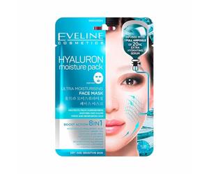Eveline Cosmetics Tuchmask avec de l'acide hyaluronique 8in1