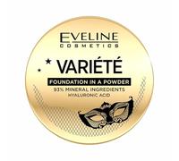 Eveline Cosmetics Variet - Fond de Teint Minéral en Poudre 02 - Formule Légère avec 93% d'Ingrédients Minéraux