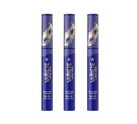 Eveline Cosmetics Variété Mascara Bleu Profond - Épaississant et Allongeant, Tenue 24h, 3 x 9 ml