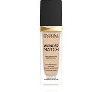 Eveline Cosmetics Wonder Match Fond De Teint Liquide Longue Tenue À L'acide Hyaluronique Teinte 10 Light Vanilla 30 Ml