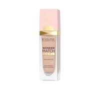 Eveline Cosmetics Wonder Match Lumi Fond de Teint Éclatant SPF 20-15 Neutre, Hydratation et Protection