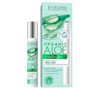 Eveline Cosmetiques Bio Aloe + Collagène Soin Yeux Hydratant Roll-On Contour Modelant, 15 Ml