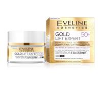 Eveline Crème Anti-Âge 24K Or, Peaux Matures 50+, 50ml Jour/Nuit