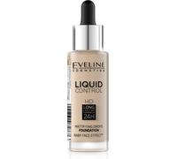 Eveline Liquid Control HD Mattifying Drops Foundation maquillage matifiant longue durée 015 Light Vanilla 32 ml
