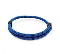 EVEMATE Bracelet paracorde fait de corde à voile en nylon | Bande de marin surfeur réglable | Pour les loisirs, le sport et la vie quotidienne (Bleu Foncé)