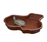 Evember 31 * 25 * 5 Cm Baignoire pour Reptiles, Piscine pour Reptiles, Piscine À Tortues, Plat d'alimentation pour Tortues, Pas De Drainage, pour Tortue, Dragon Barbu Serpent, Gecko