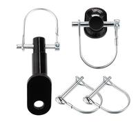 Evember Attelage Remorque Vélo | Connecteur Attelage Vélo,Crochet Amortisseur Robuste à Détachement Rapide pour Rando Camping et Promenade Chien