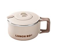 Evember Bol De Nouilles Avec Couvercle, 15x15x8.3 Cm Bol De Nouilles Instantanées Avec Poignées, Bols Ramens Portable De Grande Capacité, Pour Maison, Bureau, Cuisine, École, Dortoir, Camping