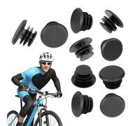 Evember Bouchons d'extrémité de guidon de vélo, bouchons d'extrémité de guidon vélo de route | 10 pièces bouchons d'extrémité de barre de vélo de poignée de cyclisme - Embouts de poignée de cyclisme
