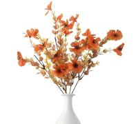 Evember Bouquets de Fleurs Séchées, Petites Fausses Fleurs Séchées, Décoration Artificielle Réaliste pour Jardin Porche Mariage Balcon Porte Entrée Photographie