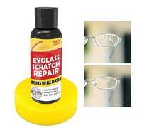 Evember Cire Réparatrice pour Rayures sur Lunettes, Cire Polish 100g pour Éraflures Verres Optiques, Nettoyant Écran Montre Téléphone Appareil Photo Maison École Voyage